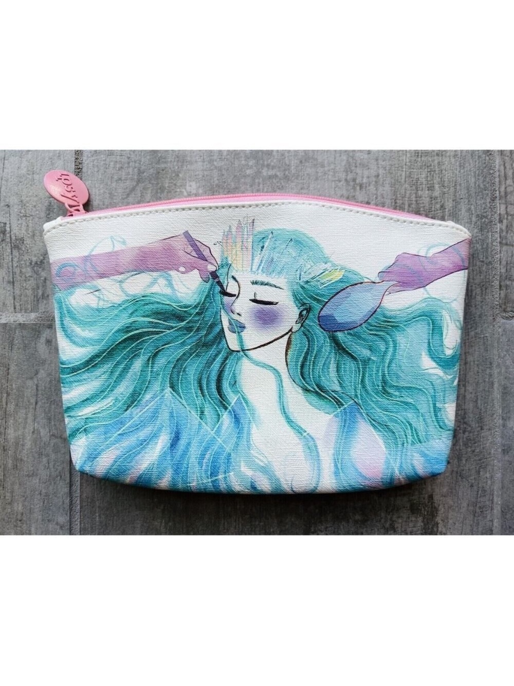 Rare ipsy Mermaid makeup bag